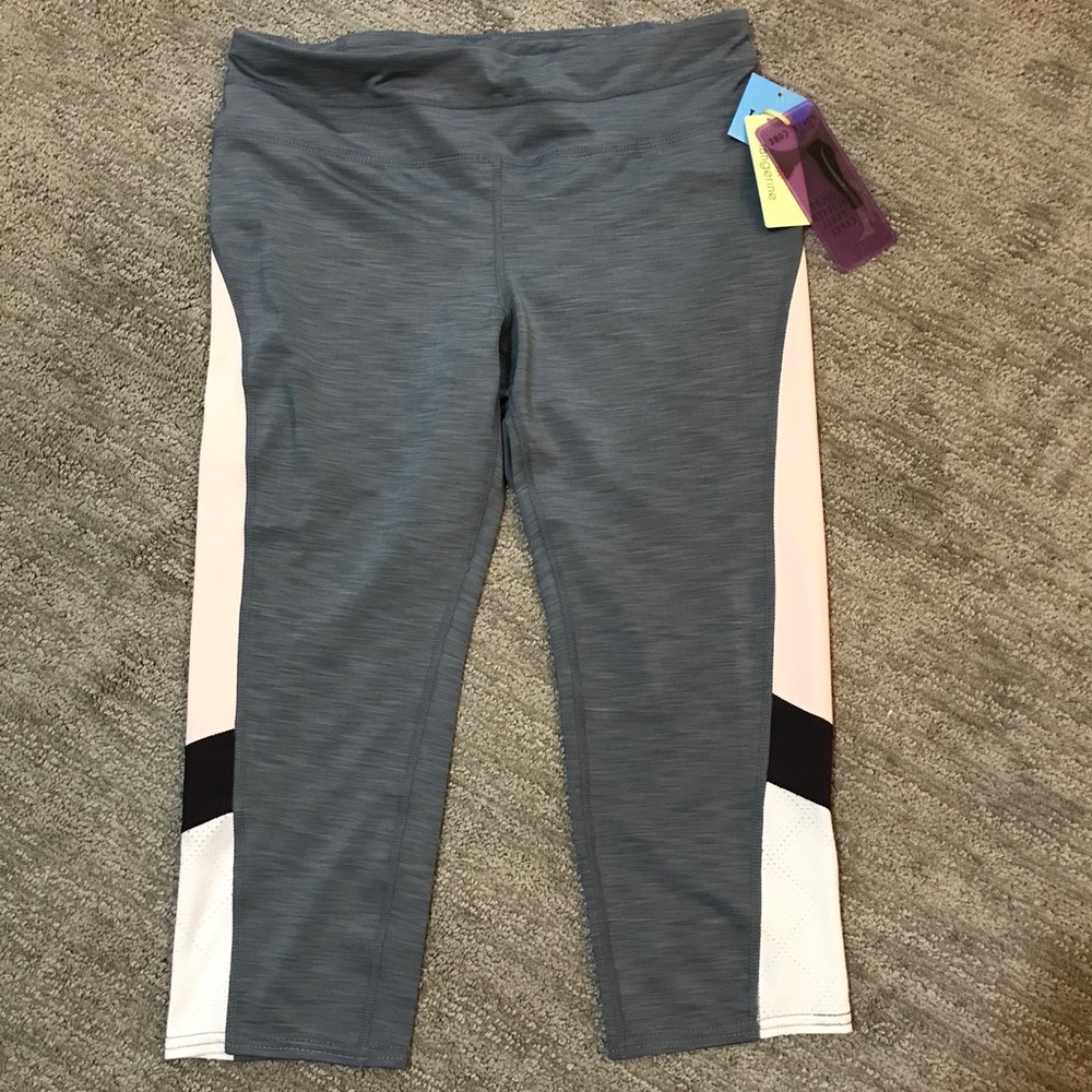 Grey and Pink Capri Leggings brand new with tags